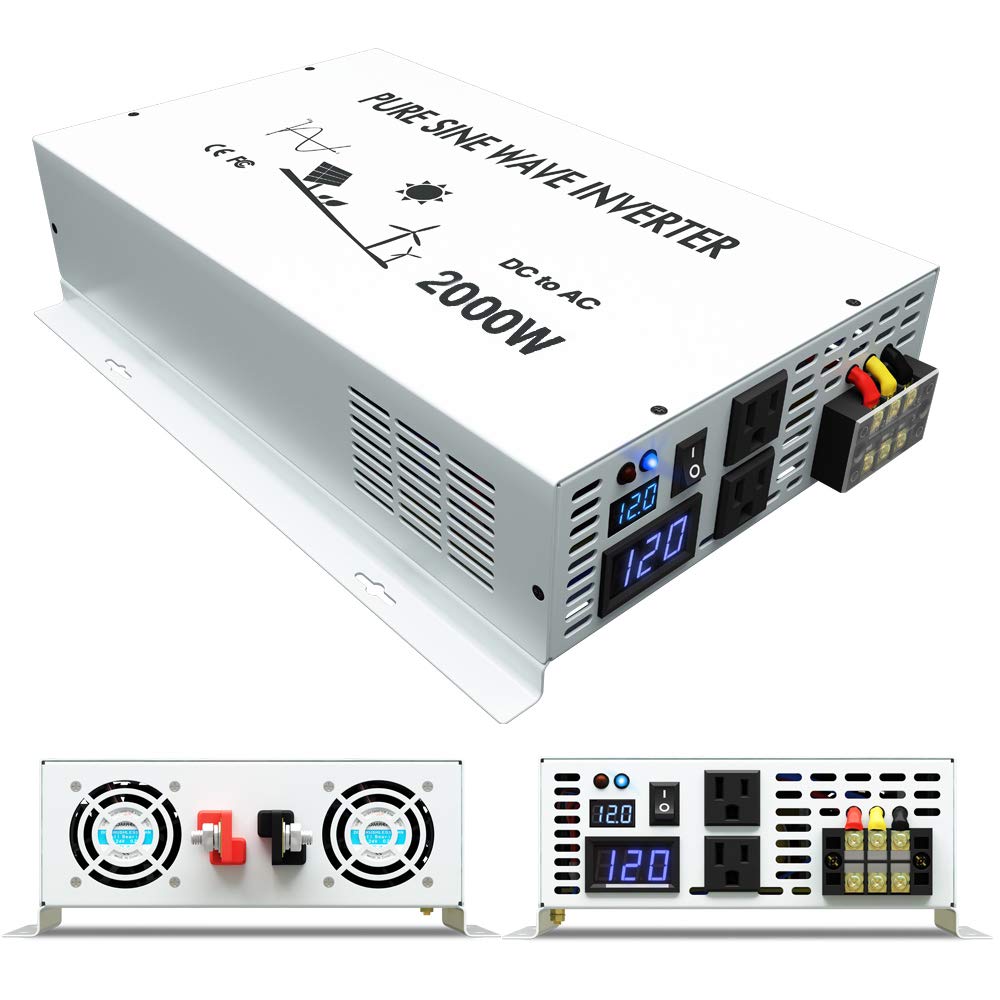 Inverter Pure Sine Wave 60Hz 120V 3000W - Inverter Surya Off Grid 24V 120V