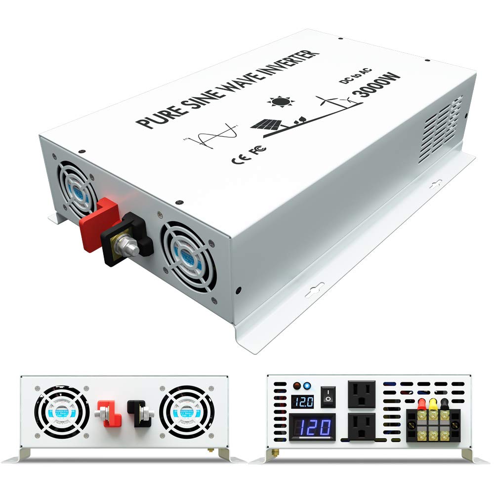 Inverter Gelombang Sinus Murni - Inverter Pure Sine Wave 60Hz 120V 3000W ulasan dan harga