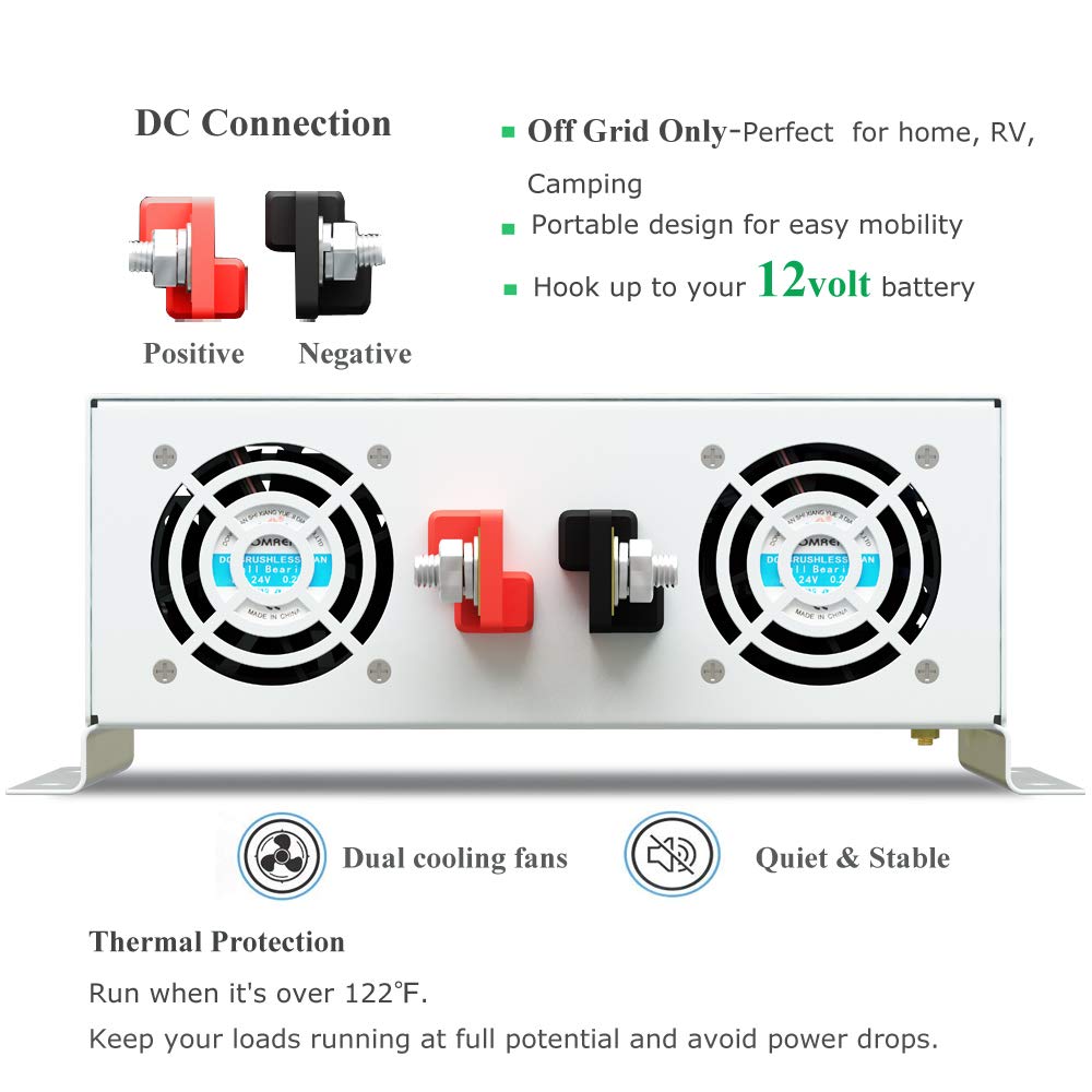 Inverter Gelombang Sinus Murni - Inverter Pure Sine Wave 60Hz 120V 3000W ulasan dan harga