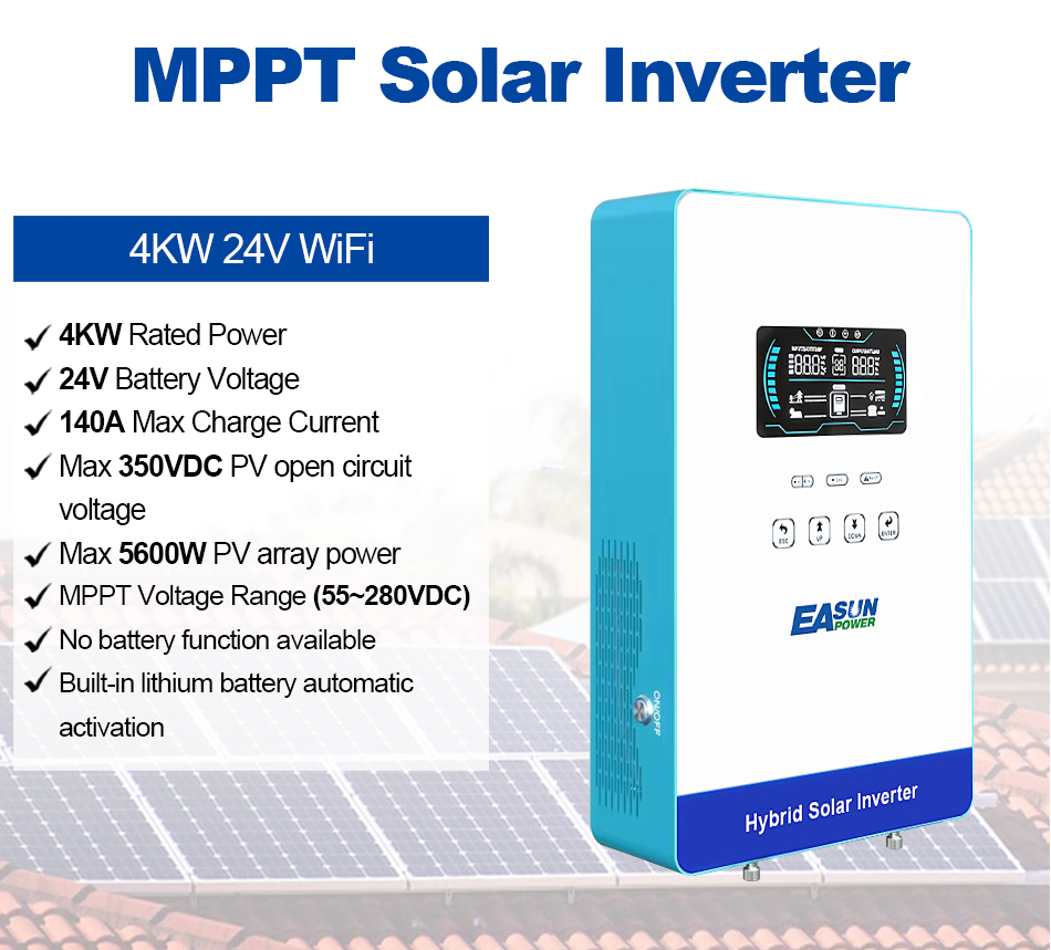 EASUN POWER 4KW 120V Inverter  - Grid Tie Inverter Limiter 2000W ulasan dan harga