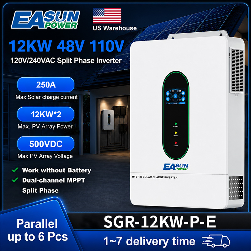 EASUN POWER 12KW Inverter Fase - Grid Tie Inverter Limiter 2000W ulasan dan harga