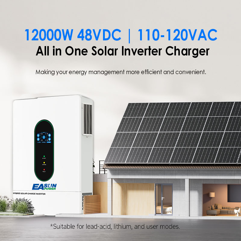 EASUN POWER 12KW Inverter Fase - Grid Tie Inverter Limiter 2000W ulasan dan harga
