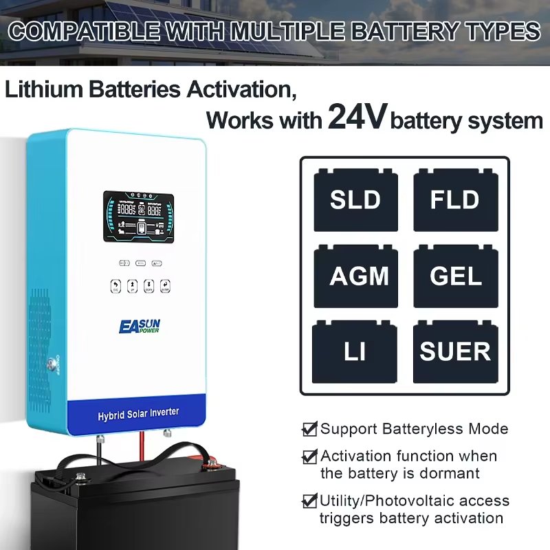 Inverter Surya Hibrida EASUN P - Grid Tie Inverter Limiter 2000W ulasan dan harga